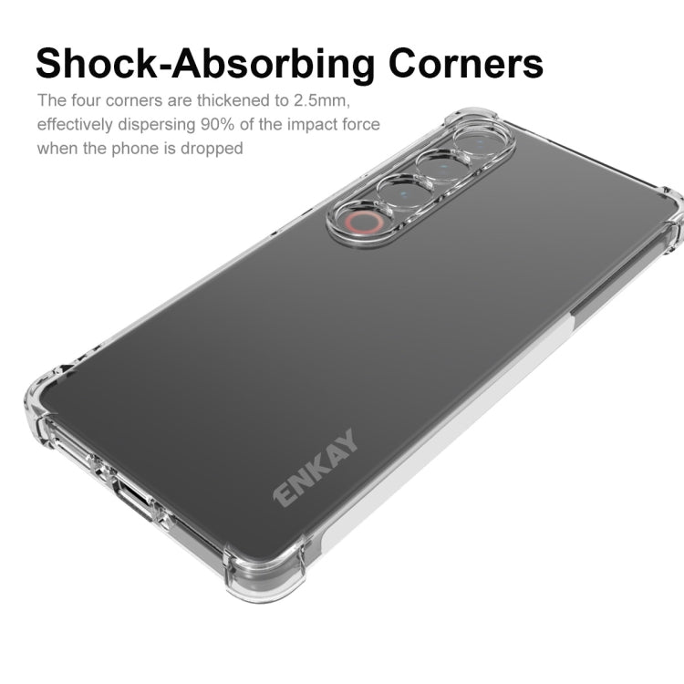 For Meizu 21 Pro ENKAY Hat-Prince Transparent TPU Shockproof Phone Case - Meizu by ENKAY | Online Shopping South Africa | PMC Jewellery | Buy Now Pay Later Mobicred