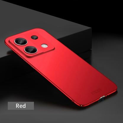 For Xiaomi?Redmi Note 13 5G MOFI Micro-Frosted PC Ultra-thin Hard Phone Case(Red) - Note 13 Cases by MOFI | Online Shopping South Africa | PMC Jewellery