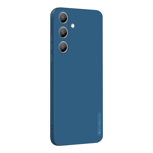 For Samsung Galaxy S24+ 5G PINWUYO Sense Series Liquid Silicone TPU Phone Case(Blue) - Galaxy S24+ 5G Cases by PINWUYO | Online Shopping South Africa | PMC Jewellery | Buy Now Pay Later Mobicred