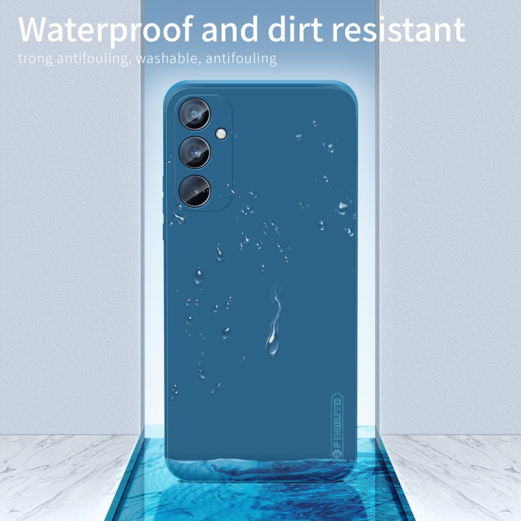 For Samsung Galaxy S24 FE 5G PINWUYO Sense Series Liquid Silicone TPU Phone Case(Blue) - Galaxy S24 FE 5G Cases by PINWUYO | Online Shopping South Africa | PMC Jewellery | Buy Now Pay Later Mobicred