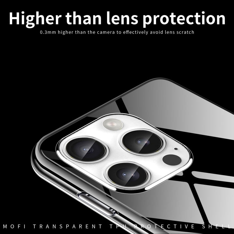 For iPhone 16 Pro MOFI Ming Series Ultra-thin TPU Phone Case(Transparent) - More iPhone Cases by MOFI | Online Shopping South Africa | PMC Jewellery | Buy Now Pay Later Mobicred