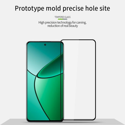 For Realme 12+ PINWUYO 9H 2.5D Full Screen Tempered Glass Film(Black) - Realme Tempered Glass by PINWUYO | Online Shopping South Africa | PMC Jewellery | Buy Now Pay Later Mobicred