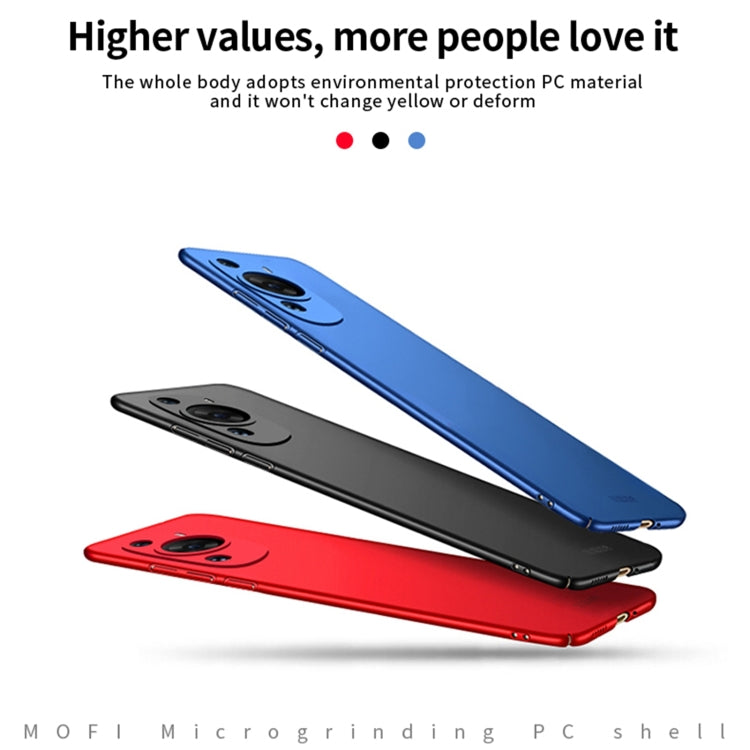 For Huawei P60 Art MOFI Frosted PC Ultra-thin Hard Phone Case(Red) - Huawei Cases by MOFI | Online Shopping South Africa | PMC Jewellery