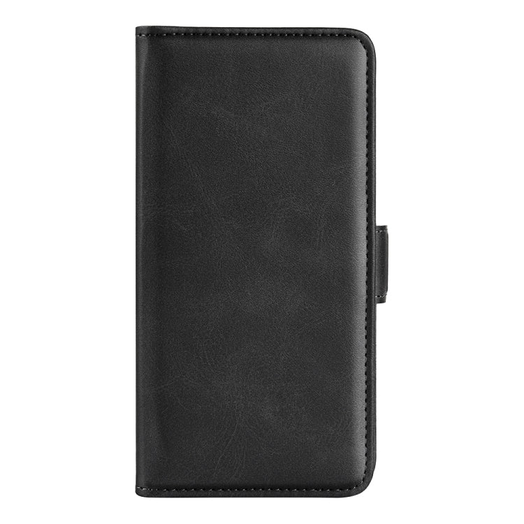 For Realme 12 5G Dual-side Magnetic Buckle Horizontal Flip Leather Phone Case(Black) - Realme Cases by PMC Jewellery | Online Shopping South Africa | PMC Jewellery | Buy Now Pay Later Mobicred