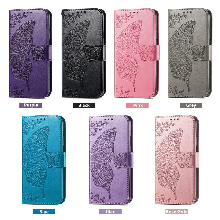 For vivo X100 Butterfly Love Flower Embossed Leather Phone Case(Gray) - X100 Cases by imak | Online Shopping South Africa | PMC Jewellery | Buy Now Pay Later Mobicred