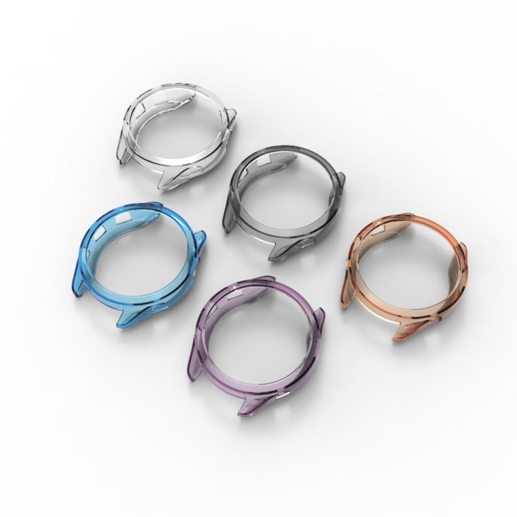 For Garmin Forerunner 265S ENKAY Hat-Prince Transparent TPU Frame Drop Protection Case(Blue) - Watch Cases by ENKAY | Online Shopping South Africa | PMC TechLife | Buy Now Pay Later Mobicred