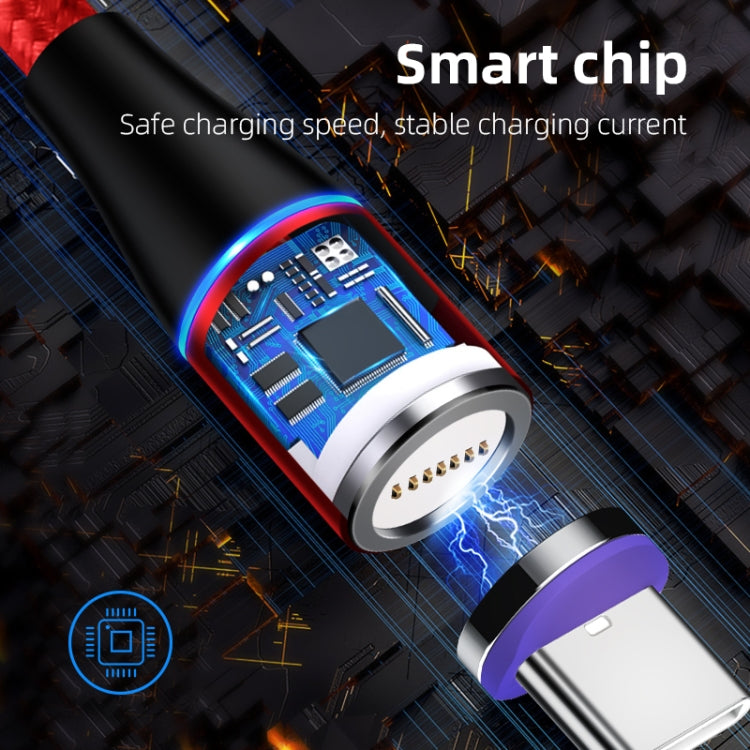 ENKAY 2 in 1 5A USB to Type-C + 8 Pin Magnetic Fast Charging Data Cable with LED Light, Length: 1m(Blue) - Charging Cable & Head by ENKAY | Online Shopping South Africa | PMC Jewellery | Buy Now Pay Later Mobicred