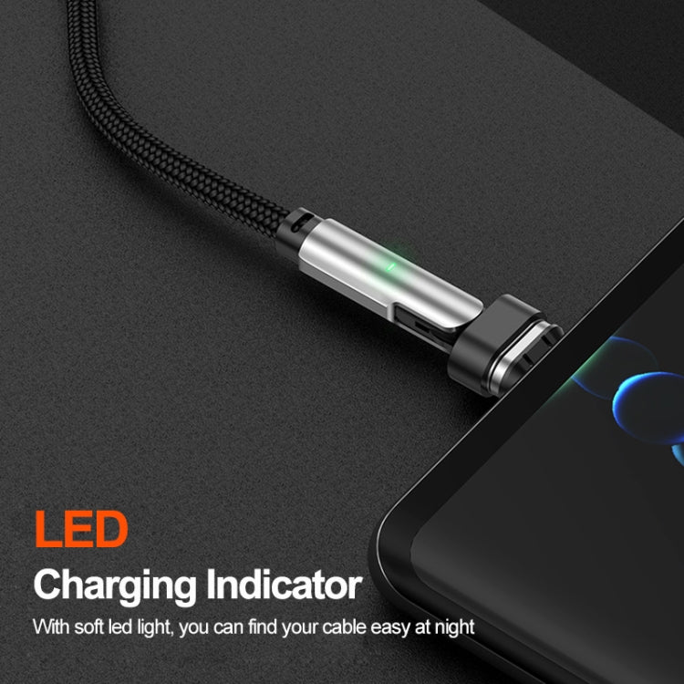 ENKAY 2 in 1 PD 100W / 27W 180 Degrees Rotation Magnetic Type-C / 8 Pin Fast Charging Data Cable with LED Light, Length:1m - Charging Cable & Head by ENKAY | Online Shopping South Africa | PMC Jewellery | Buy Now Pay Later Mobicred