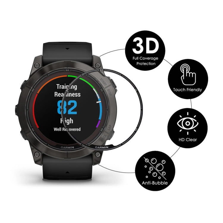 For Garmin Fenix 7 Pro 2pcs ENKAY 3D Full Coverage Soft PC Edge PMMA HD Screen Protector Film - free shipping - PMC TechLife - Order now!