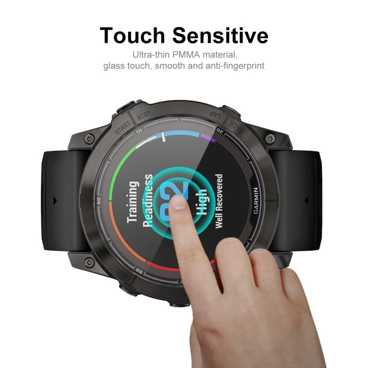 For Garmin Fenix 7 Pro 2pcs ENKAY 3D Full Coverage Soft PC Edge PMMA HD Screen Protector Film - free shipping - PMC TechLife - Order now!