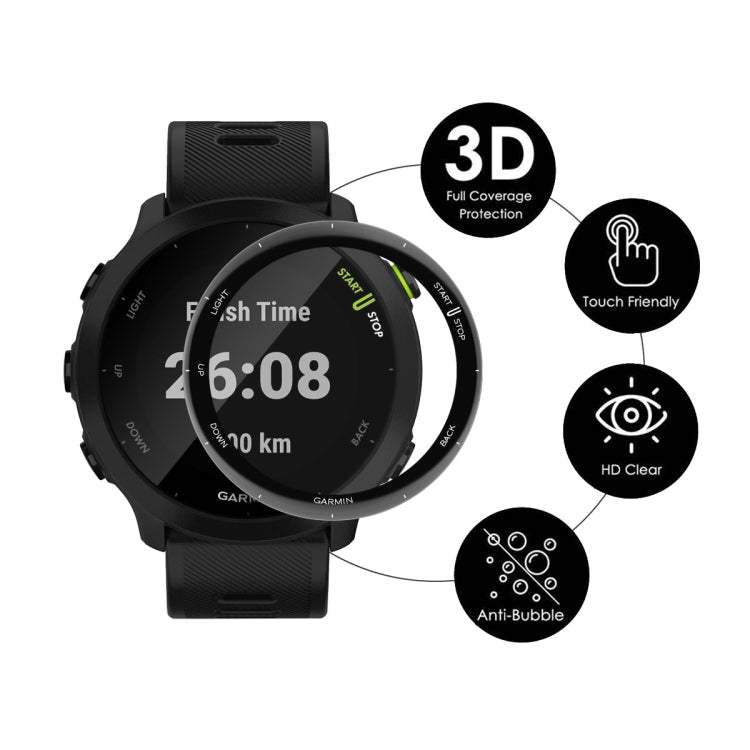 For Garmin Forerunner 158 10pcs ENKAY 3D Full Coverage Soft PC Edge PMMA HD Screen Protector Film - free shipping - PMC TechLife - Order now!