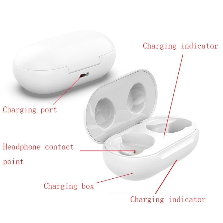 For Samsung Galaxy Galaxy Buds+ SM-R175 Wireless Earphone Charging Box(White) - Other Accessories by PMC TechLife | Online Shopping South Africa | PMC TechLife | Buy Now Pay Later Mobicred