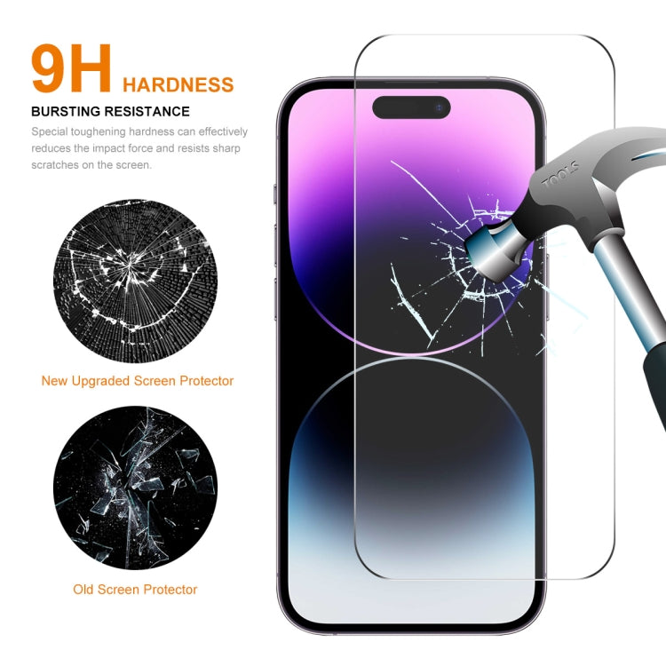 For iPhone 16 ENKAY Hat-Prince 0.26mm 9H 2.5D High Aluminum-silicon Tempered Glass Film - iPhone 16 Tempered Glass by ENKAY | Online Shopping South Africa | PMC Jewellery | Buy Now Pay Later Mobicred