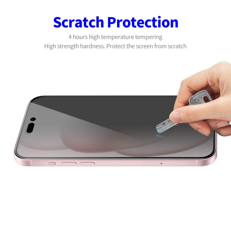 For iPhone 16 Plus ENKAY Hat-Prince 28 Degree Anti-peeping Tempered Glass Full Screen Film - iPhone 16 Plus Tempered Glass by ENKAY | Online Shopping South Africa | PMC Jewellery | Buy Now Pay Later Mobicred