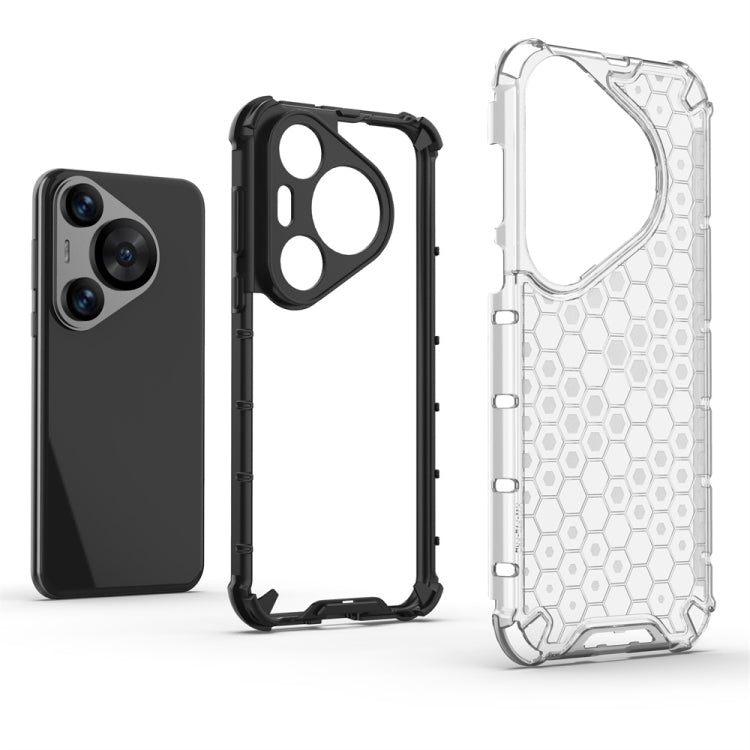 For Huawei Pura 70 Pro Shockproof Honeycomb Phone Case(White) - Huawei Cases by PMC Jewellery | Online Shopping South Africa | PMC Jewellery | Buy Now Pay Later Mobicred