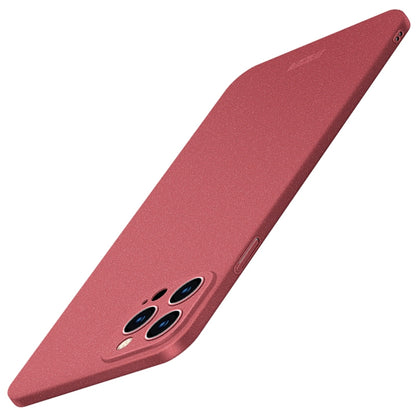 For iPhone 15 Pro MOFI Fandun Series Frosted PC Ultra-thin All-inclusive Phone Case(Red) - iPhone 15 Pro Cases by MOFI | Online Shopping South Africa | PMC Jewellery