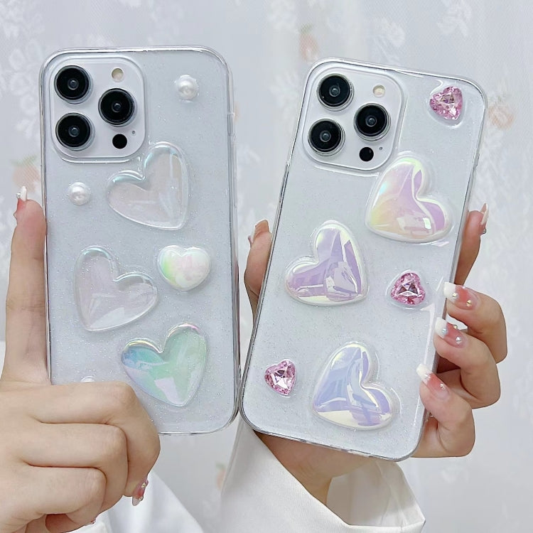 For iPhone 14 Love Epoxy TPU Phone Case(Transparent) - free shipping - PMC TechLife - Order now!