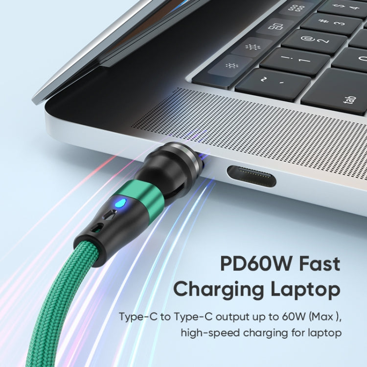 ENKAY PD60W Type-C to Type-C / 8 Pin Magnetic 540 Degrees Rotating Fast Charging Cable, Length:1m(Red) - Charging Cable & Head by ENKAY | Online Shopping South Africa | PMC Jewellery | Buy Now Pay Later Mobicred