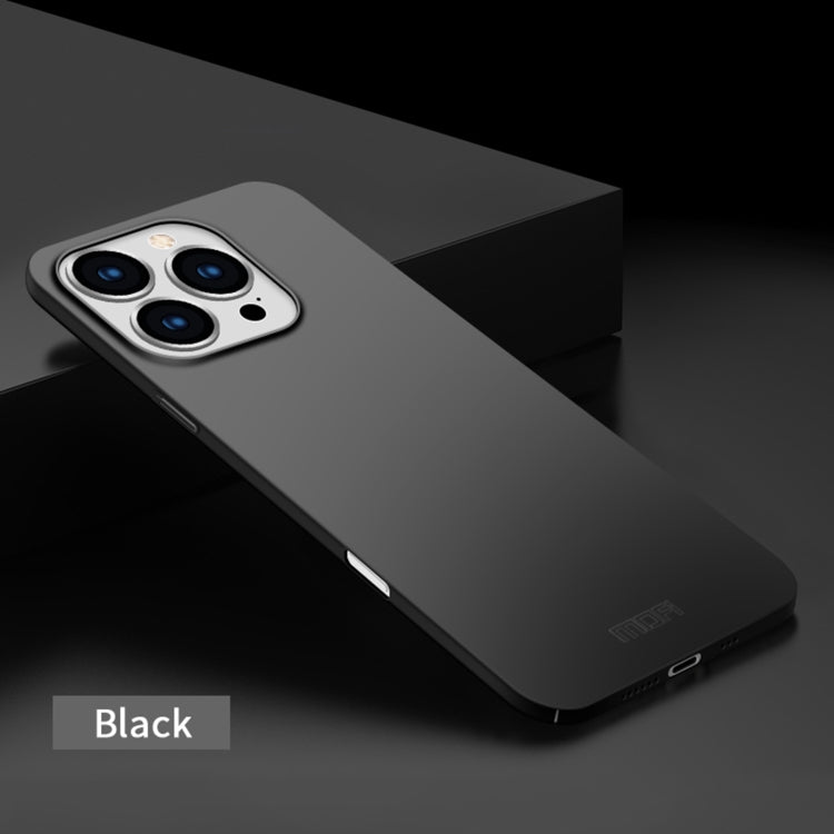 For iPhone 16 Pro MOFI Frosted PC Ultra-thin Hard Phone Case(Black) - free shipping - PMC Jewellery - Order now!
