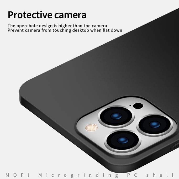 For iPhone 16 Pro MOFI Frosted PC Ultra-thin Hard Phone Case(Black) - free shipping - PMC Jewellery - Order now!