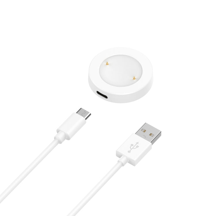 For Honor Watch 4 Split Mmagnetic Suction Watch Charging Cable, Length: 1m(White) - Charger by PMC Jewellery | Online Shopping South Africa | PMC Jewellery | Buy Now Pay Later Mobicred