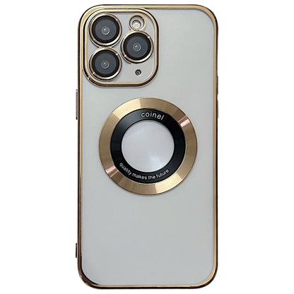 For iPhone 11 Pro Magsafe Electroplating TPU Phone Case(Gold) - iPhone 11 Pro Cases by PMC Jewellery | Online Shopping South Africa | PMC Jewellery