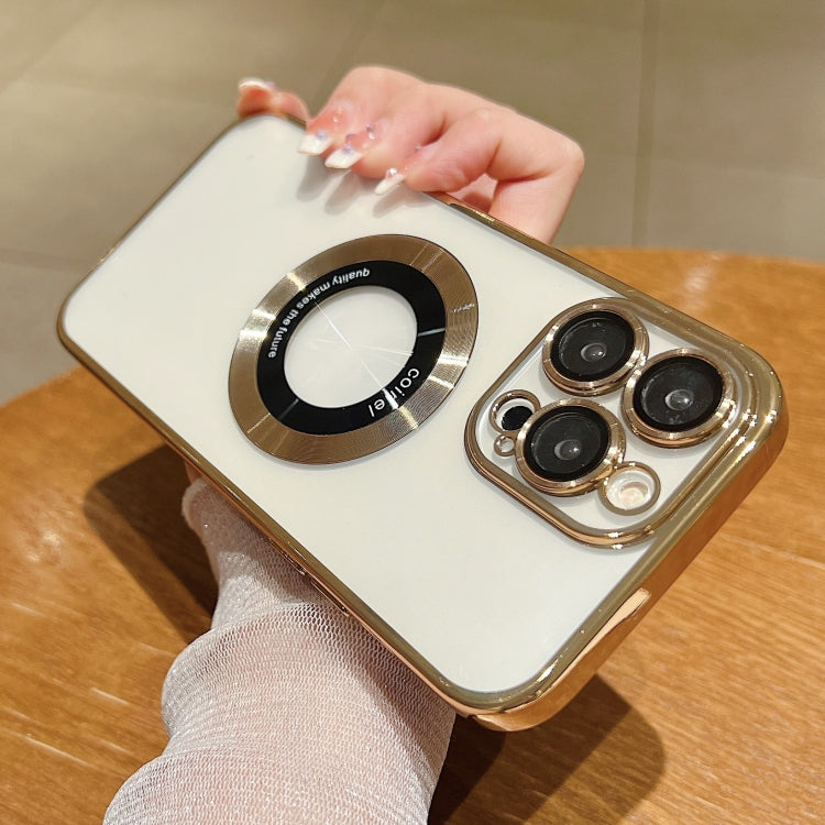 For iPhone 13 Pro Max Magsafe Electroplating TPU Phone Case(Silvery) - iPhone 13 Pro Max Cases by PMC TechLife | Online Shopping South Africa | PMC TechLife