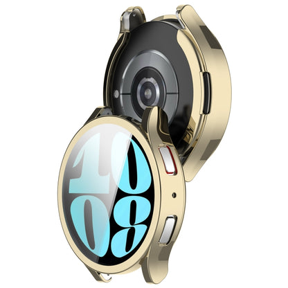 For Samsung Galaxy Watch6 40mm Full Coverage TPU Electroplated Watch Protective Case(Gold) - Watch Cases by PMC Jewellery | Online Shopping South Africa | PMC Jewellery