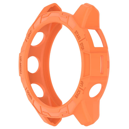 For Garmin Epix Pro 51mm / Fenix 7X / 7X Pro Armored TPU Half Wrapped Watch Protective Case(Orange) - Watch Cases by PMC Jewellery | Online Shopping South Africa | PMC Jewellery