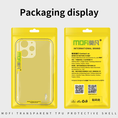 For Xiaomi Redmi Note 13 MOFI Ming Series Ultra-thin TPU Phone Case(Transparent) - Note 13 Cases by MOFI | Online Shopping South Africa | PMC Jewellery