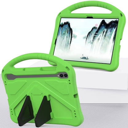 For Samsung Galaxy Tab S10 EVA Shockproof Tablet Case with Holder(Green) - Tab S10 Cases by PMC Jewellery | Online Shopping South Africa | PMC Jewellery | Buy Now Pay Later Mobicred