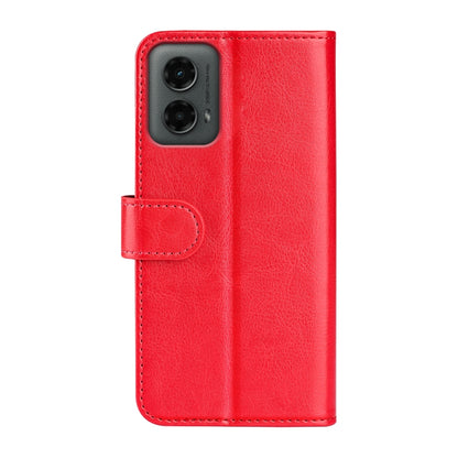 For Motorola Moto G 5G 2024 R64 Texture Horizontal Flip Leather Phone Case(Red) - Motorola Cases by PMC Jewellery | Online Shopping South Africa | PMC Jewellery | Buy Now Pay Later Mobicred