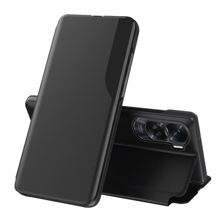 For Honor 90 Lite Attraction Flip Holder Leather Phone Case(Black) - free shipping - PMC TechLife - Order now!