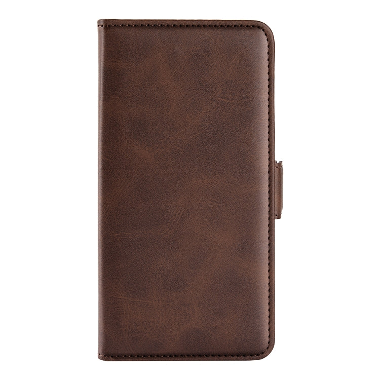 For Motorola Moto G Power 5G 2024 Dual-side Magnetic Buckle Horizontal Flip Leather Phone Case(Brown) - Motorola Cases by PMC Jewellery | Online Shopping South Africa | PMC Jewellery | Buy Now Pay Later Mobicred