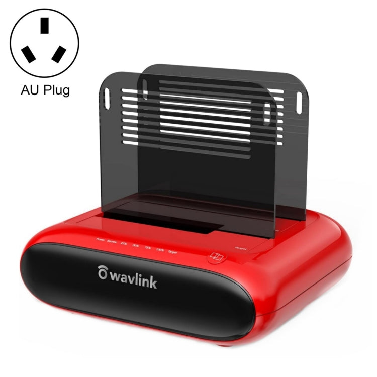 Wavlink ST341U Dual Bay External Hard Drive Docking Station Support Offline Clone Function(AU Plug) - HDD Enclosure by WAVLINK | Online Shopping South Africa | PMC Jewellery | Buy Now Pay Later Mobicred