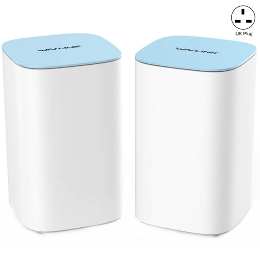 WAVLINK WN551K2 2pcs AC3000 WiFi Wireless Repeater Built-in Antenna Tri-Band Mesh Wireless Router, Plug:UK Plug - Wireless Routers by WAVLINK | Online Shopping South Africa | PMC Jewellery | Buy Now Pay Later Mobicred