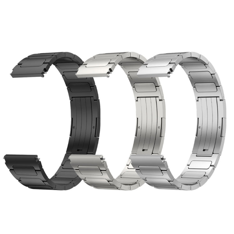 For Xiaomi MI Watch S1 Pro 22mm I-Shaped Titanium Alloy Watch Band(Sliver) - Watch Bands by PMC Jewellery | Online Shopping South Africa | PMC Jewellery