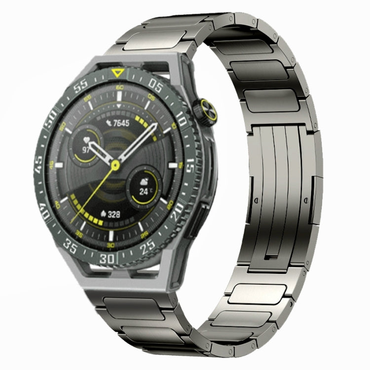 For Huawei Watch GT3 SE 22mm I-Shaped Titanium Alloy Watch Band(Grey) - Watch Bands by PMC Jewellery | Online Shopping South Africa | PMC Jewellery