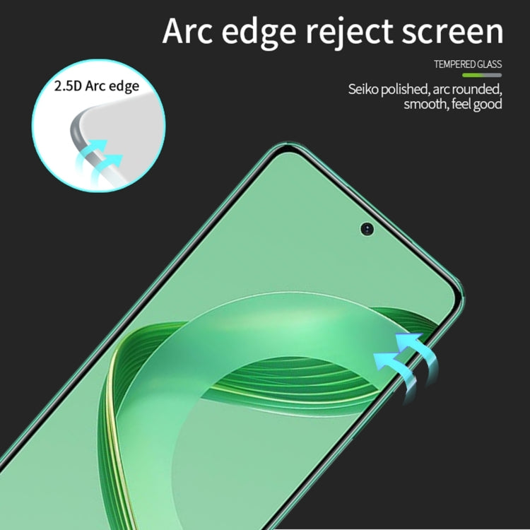 For Huawei nova 12 SE PINWUYO 9H 2.5D Full Screen Tempered Glass Film(Black) - Huawei Tempered Glass by PINWUYO | Online Shopping South Africa | PMC Jewellery