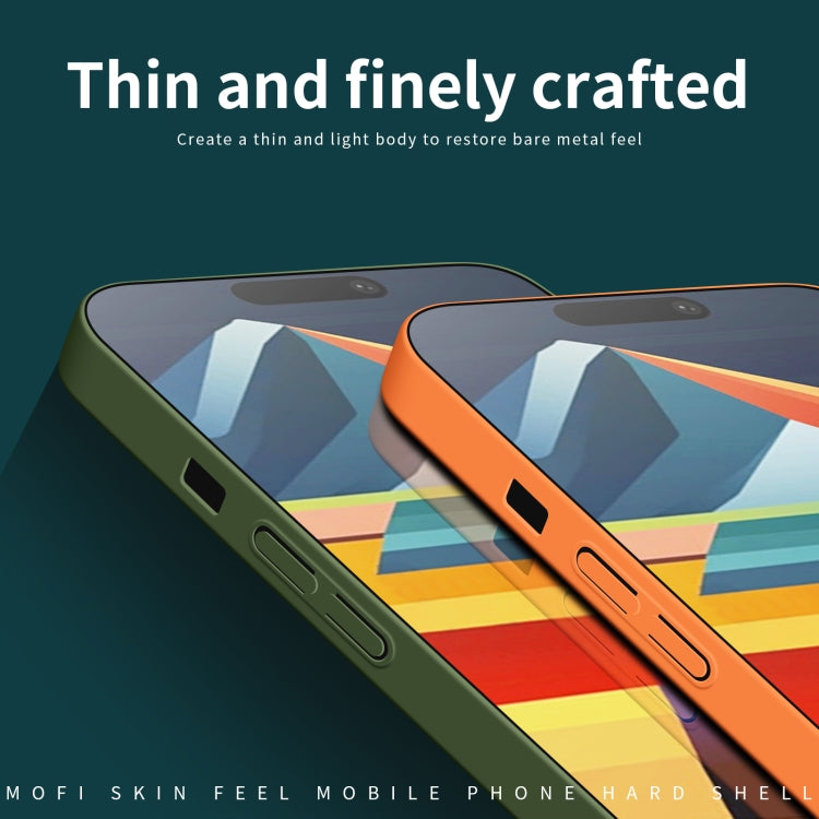 For iPhone 14 Plus MOFI Qin Series Skin Feel All-inclusive PC Phone Case(Black) - iPhone 14 Plus Cases by MOFI | Online Shopping South Africa | PMC TechLife | Buy Now Pay Later Mobicred