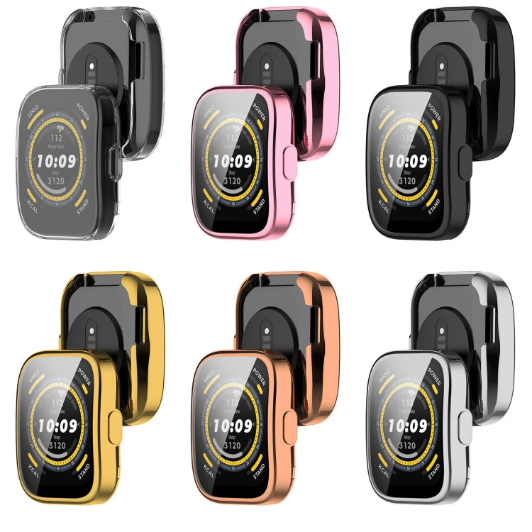 For Amazfit Bip 5 All-Inclusive TPU Protective Case(Black) - Watch Cases by PMC Jewellery | Online Shopping South Africa | PMC Jewellery