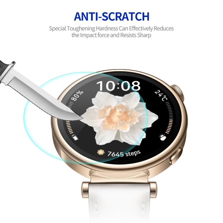 For Huawei Watch GT 4 41mm 10pcs ENKAY Hat-Prince 0.2mm 9H Tempered Glass Screen Protector Watch Film - Screen Protector by ENKAY | Online Shopping South Africa | PMC Jewellery