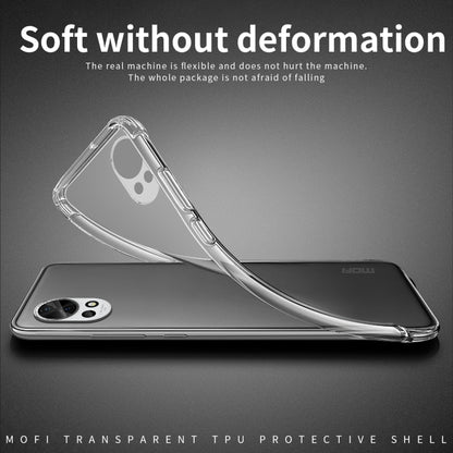 For Huawei Nova 12 MOFI Ming Series Ultra-thin TPU Phone Case(Transparent) - Huawei Cases by MOFI | Online Shopping South Africa | PMC Jewellery