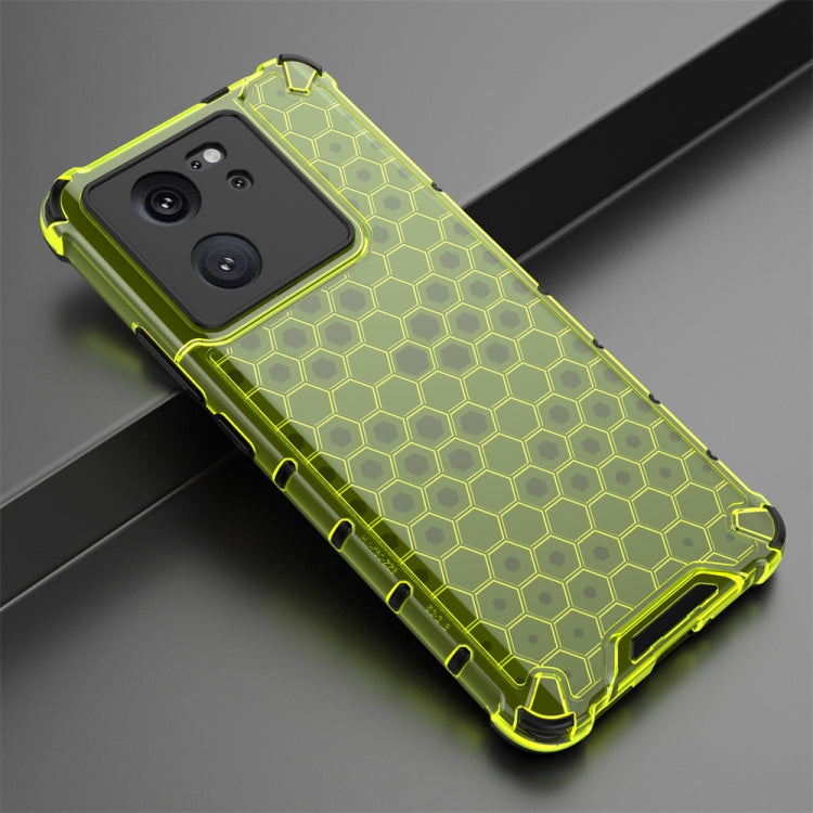 For Redmi K60 Ultra Shockproof Honeycomb Phone Case(Green) - Redmi K60 Ultra Cases by PMC Jewellery | Online Shopping South Africa | PMC Jewellery | Buy Now Pay Later Mobicred