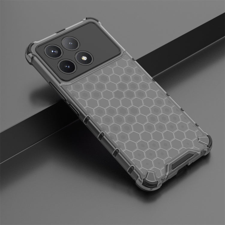 For Redmi K70 Shockproof Honeycomb Phone Case(Black) - Xiaomi Cases by PMC Jewellery | Online Shopping South Africa | PMC Jewellery | Buy Now Pay Later Mobicred