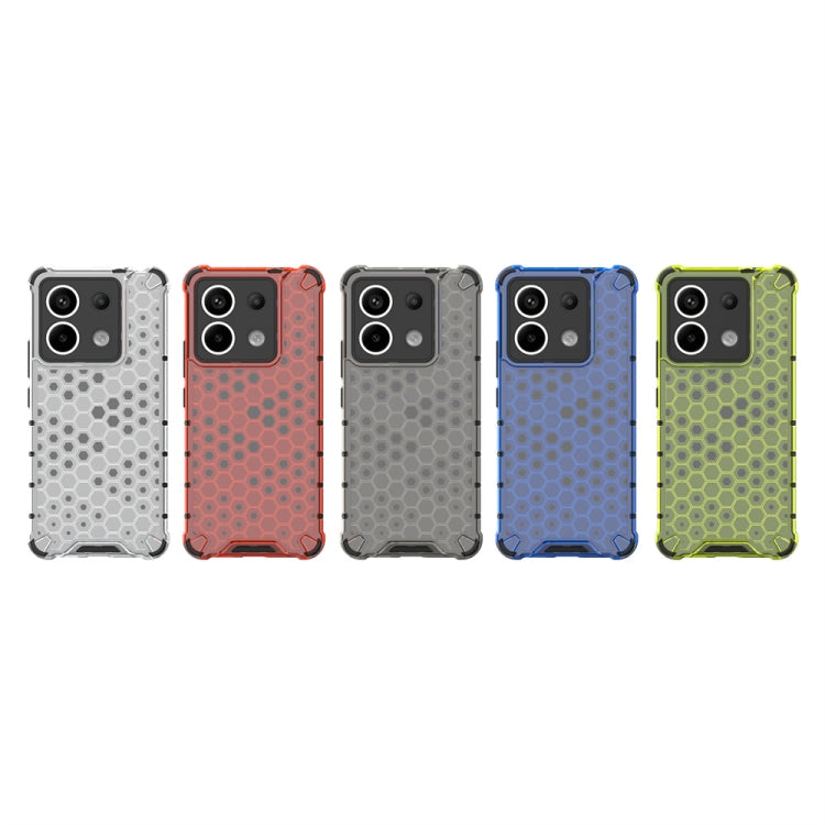 For Xiaomi Poco X6 Shockproof Honeycomb Phone Case(Black) - Xiaomi Cases by PMC TechLife | Online Shopping South Africa | PMC TechLife | Buy Now Pay Later Mobicred