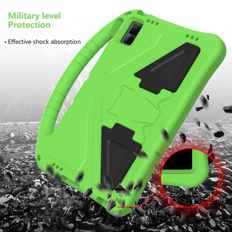 For Lenovo Tab M10 5G 2023 EVA Shockproof Tablet Case with Holder(Green) - free shipping - PMC TechLife - Order now!