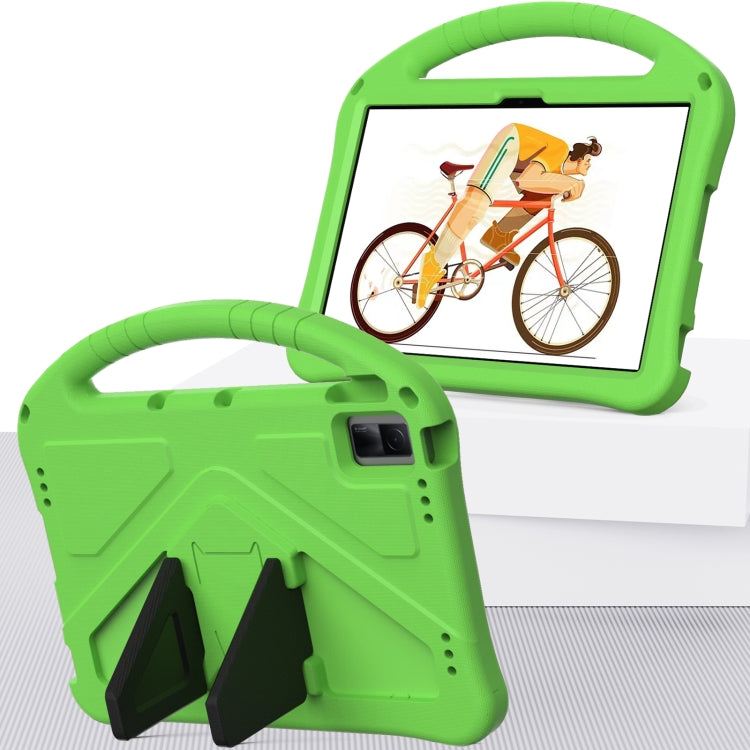 For Lenovo Tab M10 5G 2023 EVA Shockproof Tablet Case with Holder(Green) - free shipping - PMC TechLife - Order now!