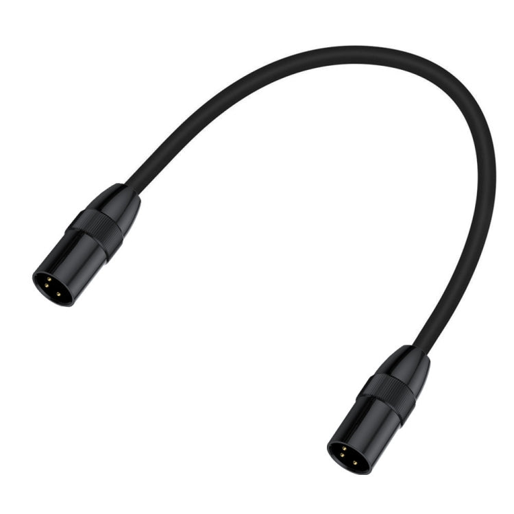 JUNSUNMAY XLR Male to Male Mic Cord 3 Pin Audio Cable Balanced Shielded Cable, Length:1m - Microphone Audio Cable & Connector by JUNSUNMAY | Online Shopping South Africa | PMC Jewellery | Buy Now Pay Later Mobicred