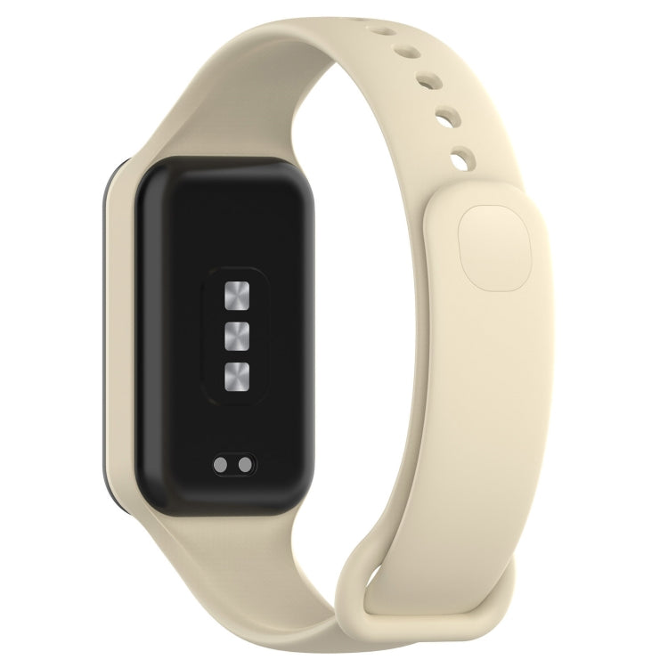 For Xiaomi Mi Band 8 Active Solid Color Integrated Silicone Watch Band(Stralight Color) - free shipping - PMC TechLife - Order now!